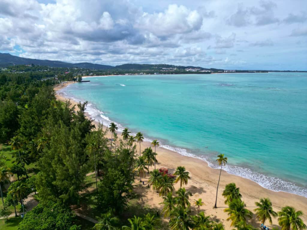 Luquillo Beach in Puerto Rico