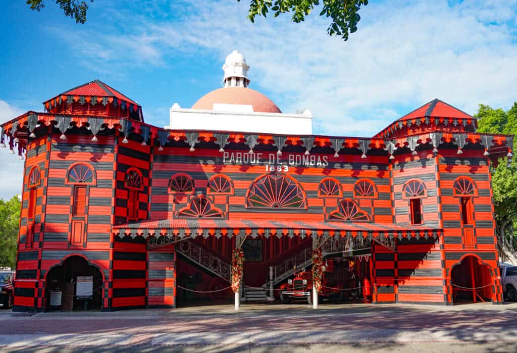 Parque de Bombas in Ponce, Puerto Rico
