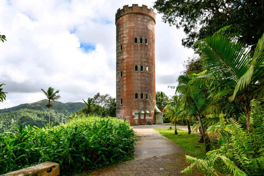 Yokahu Observation Tower at El Yunque National Forest in Puerto Rico
